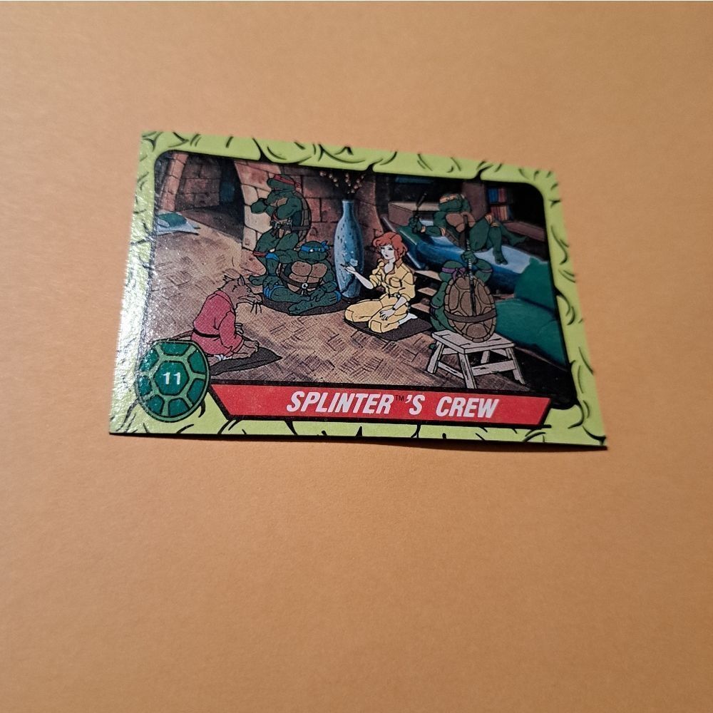 1989 Topps TMNT Splinters Crew Trading Card 11 Teenage Mutant Ninja Turtles